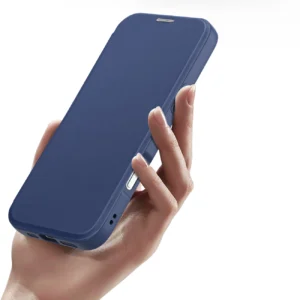 Dux Ducis Skin X Pro Apple iPhone 17 dėklas su Wallet, MagSafe Compatible - mėlynos spalvos - Image 6
