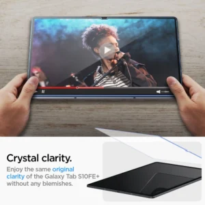 Spigen Glas.tR Slim apsauginis tiklas skirtas Samsung Galaxy Tab S10 FE+ 13.1 X620 / X626B - skaidrus - Image 8