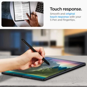Spigen Glas.tR Slim apsauginis tiklas skirtas Samsung Galaxy Tab S10 FE+ 13.1 X620 / X626B - skaidrus - Image 9