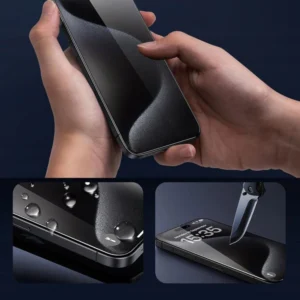 Tech-Protect Glass Fit+ 2-pack apsauginis stiklas skirtas Apple iPhone 13 mini - skaidrus - Image 3