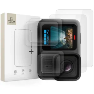 Tech-Protect Glass Fit+ 2-pack apsauginis stiklas skirtas GoPro Hero 13 - skaidrus