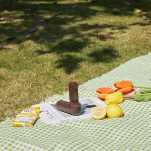 Jisulife rankinis ventiliatorius Life8 nešiojamas USB ventiliatorius su Power Bank and Flashlight - rudos spalvos - Image 3