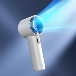 Jisulife rankinis ventiliatorius Pro1 FA53 (ABS) nešiojamas USB ventiliatorius - baltos spalvos - Image 4