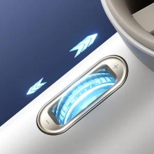 Jisulife rankinis ventiliatorius Pro1 FA53 (ABS) nešiojamas USB ventiliatorius - baltos spalvos - Image 7