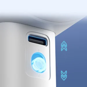 Jisulife rankinis ventiliatorius Pro1 FA53 (ABS) nešiojamas USB ventiliatorius - baltos spalvos - Image 8