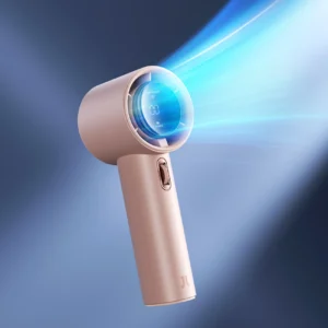 Jisulife rankinis ventiliatorius Pro1 FA53 (ABS) nešiojamas USB ventiliatorius - rožinės spalvos - Image 4