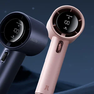 Jisulife rankinis ventiliatorius Pro1 FA53 (ABS) nešiojamas USB ventiliatorius - rožinės spalvos - Image 7