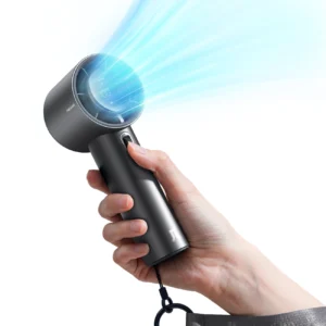 Jisulife rankinis ventiliatorius Pro1 S FA53PRO nešiojamas USB ventiliatorius - pilkos spalvos - Image 5