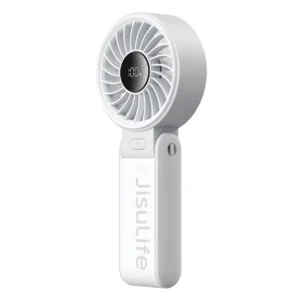 Jisulife rankinis ventiliatorius Life7 5000mAh nešiojamas USB ventiliatorius - pilkos spalvos