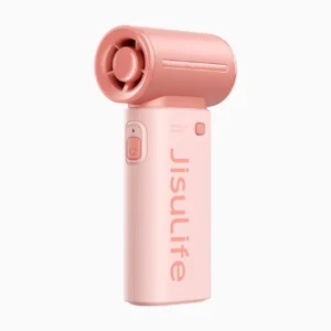 Jisulife rankinis ventiliatorius Life9 5000mAh Portable Mini Blower USB Fan - rožinės spalvos