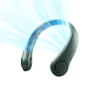 Jisulife Neck Fan Life3 Portable USB Neck Fan - žalios spalvos - Image 1