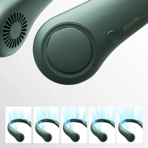 Jisulife Neck Fan Life3 Portable USB Neck Fan - žalios spalvos - Image 6
