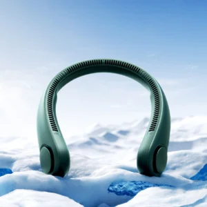 Jisulife Neck Fan Life3 Portable USB Neck Fan - žalios spalvos - Image 2
