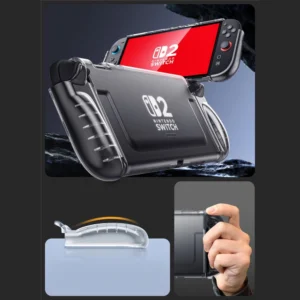 Supcase Crystal dėklas skirtas Nintendo Switch 2 - skaidrus - Image 5
