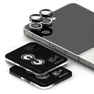 Ringke Camera Frame Protector 2-pack skirtas Samsung Galaxy Z Flip 7 - juodos spalvos - Image 3