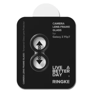 Ringke Camera Frame Protector 2-pack skirtas Samsung Galaxy Z Flip 7 - juodos spalvos - Image 4