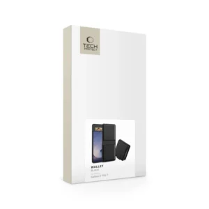 Tech-Protect Wallet dėklas skirtas Samsung Galaxy Z Flip 7 - juodos spalvos - Image 4