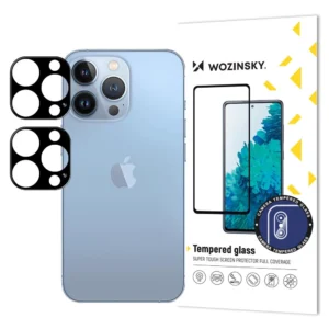 Wozinsky Full Camera Glass skirtas iPhone 17 Pro Max, Black, Set of 2 - Image 1