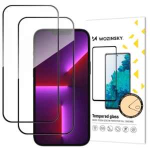 Wozinsky Full Glue apsauginis stiklas 2-Pack skirtas iPhone 17/16 Pro