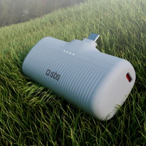 SBS EcoPower 5000 mAh 10W Powerbank with Built-in USB-C Port - pilkos spalvos - Image 6