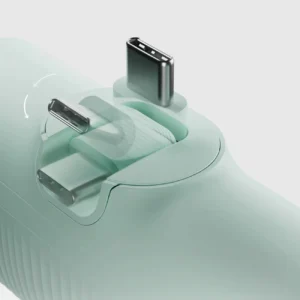 SBS EcoPower 5000 mAh 10W Powerbank with Built-in USB-C Port - žalios spalvos - Image 4