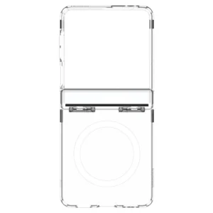 Spigen Ultra Hybrid Pro Mag MagSafe dėkals skirtas Samsung Galaxy Z Flip 7 - Clear and baltos spalvos - Image 5