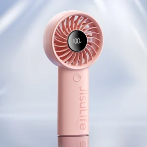 Jisulife rankinis ventiliatorius Life4 5000mAh Portable USB Fan - rožinės spalvos - Image 7