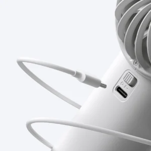 Jisulife rankinis ventiliatorius Life4 5000mAh Portable USB Fan - pilkos spalvos - Image 8