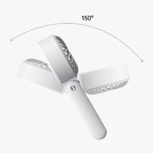 Jisulife rankinis ventiliatorius Life7 3600mAh Portable USB Fan - pilkos spalvos - Image 6