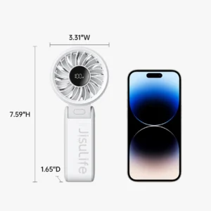 Jisulife rankinis ventiliatorius Life7 3600mAh Portable USB Fan - pilkos spalvos - Image 9