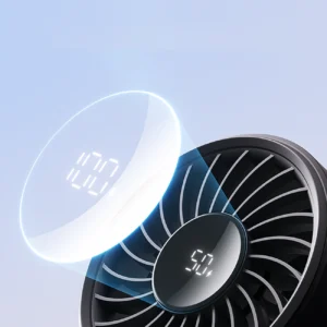 Jisulife rankinis ventiliatorius Life7 3600mAh Portable USB Fan - juodos spalvos - Image 5