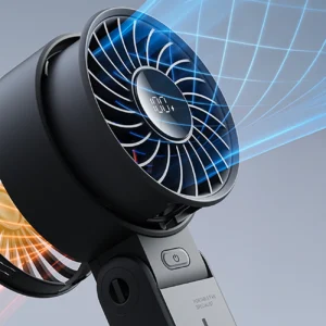 Jisulife rankinis ventiliatorius Life7 3600mAh Portable USB Fan - juodos spalvos - Image 6