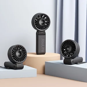 Jisulife rankinis ventiliatorius Life7 3600mAh Portable USB Fan - juodos spalvos - Image 8