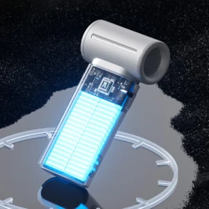 Jisulife rankinis ventiliatorius Life9 3600mAh Portable USB Fan - pilkos spalvos - Image 3