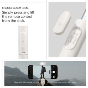 Spigen S541W Bluetooth asmenukių lazda štatyvas smėlio spalvos - Image 20
