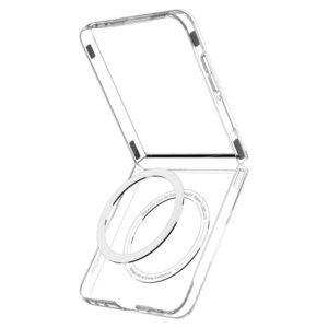 Spigen AirSkin Mag MagSafe Samsung Galaxy Z Flip 7 Crystal skaidrus ir baltos spalvos - Image 12