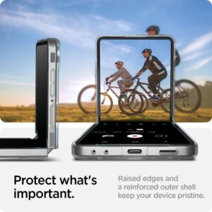 Spigen AirSkin Mag MagSafe Samsung Galaxy Z Flip 7 Crystal skaidrus ir baltos spalvos - Image 18