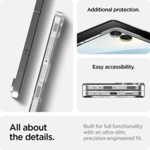 Spigen AirSkin Mag MagSafe Samsung Galaxy Z Flip 7 Crystal skaidrus ir baltos spalvos - Image 19