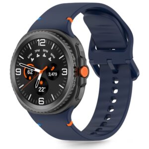 Tech-Protect Silikoninė apyrankė Samsung Galaxy Watch 8 / Classic (40 / 44 / 46 mm) mėlynos spalvos - Image 1