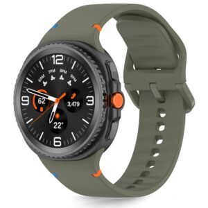 Tech-Protect Silikoninė apyrankė Samsung Galaxy Watch 8 / Classic (40 / 44 / 46 mm) žalios spalvos