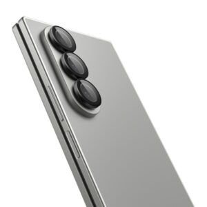 Juoda kameros apsauga Samsung Galaxy Fold 7 telefonui "Spigen Optik Pro HD GLAS.TR ”EZ FIT” 2-Pack" - Image 3