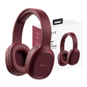 Havit H2590BT PRO belaidės Bluetooth ausinės raudonos spalvos - Image 1