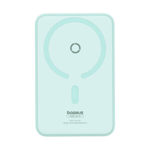 Powerbank Baseus MagPro Magnetic 5000mAh 20W, MagSafe mėtų spalvos - Image 2