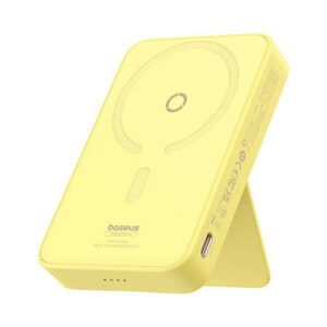 Powerbank Baseus MagPro Magnetic 5000mAh 20W, MagSafe geltonos spalvos
