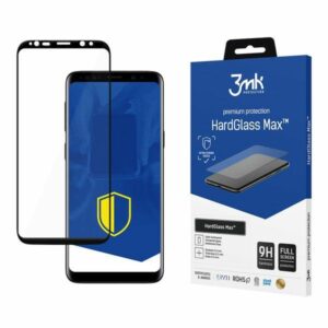 3MK HardGlass Max Samsung Galaxy G960 S9 juodos spalvos, FullScreen Glass