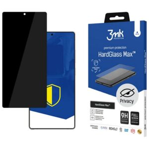 Apsauginis stiklas 3MK HardGlass Max Privacy skirtas Samsung Galaxy S25 Ultra juoda