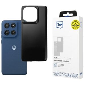 Dėklas 3MK Matt Dėklas skirtas Motorola Moto Edge 60/60 Fusion juodos spalvos
