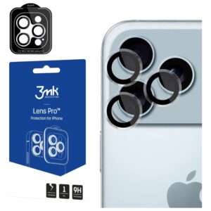 Telefono kameros apsauga 3MK Lens Protection Pro skirta Apple iPhone 17 Pro /17 Pro Max przezroczysty