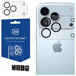 Telefono kameros apsauga 3MK Lens Pro FullCover skirta Apple iPhone 17 Pro Max