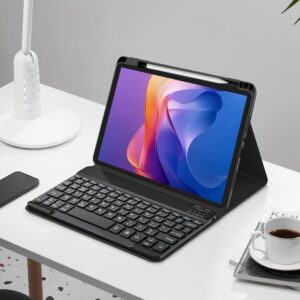 Tech-Protect SC Pen dėklas + klaviatūra Xiaomi Redmi Pad 2 11.0 juodos spalvos - Image 3